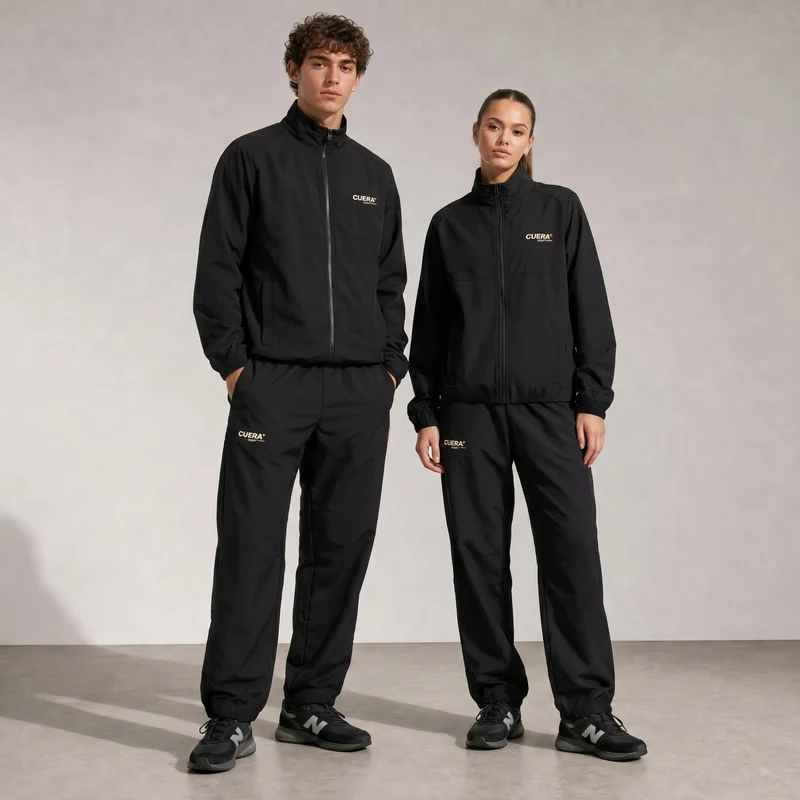 Active Tracksuit Schwarz 2.0-Bundle