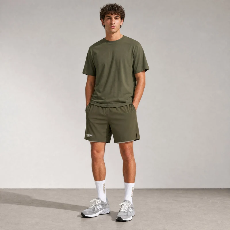 Oncourt 2in1 Shorts - Army