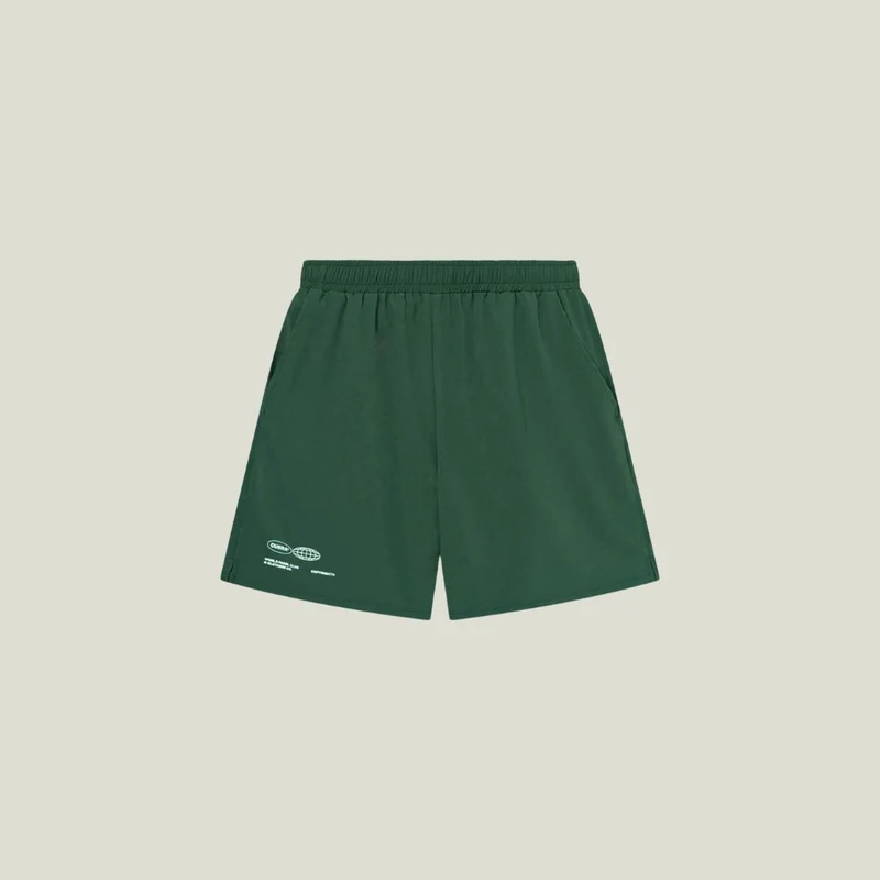 Oncourt Shorts & T-shirt - Court Green & Off-White