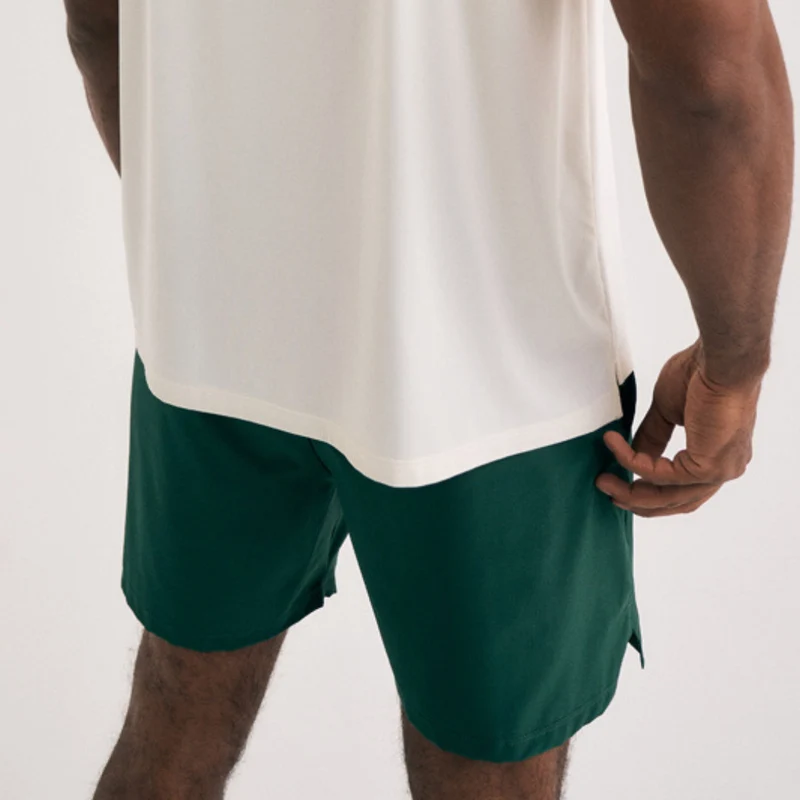 Oncourt Shorts & T-shirt - Court Green & Off-White