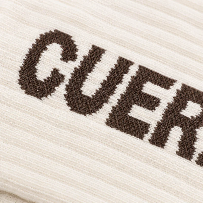 2-pack Cuera Padel Socks - Off-White / Dunkelbraun