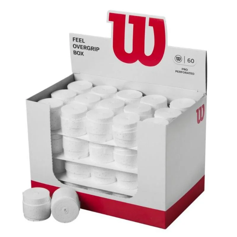 Wilson Pro Perforated Overgrip 60 stuks Padel