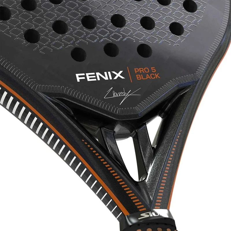 Siux Fenix Pro 5 Black Leo Augsburger 2025 Padelracket