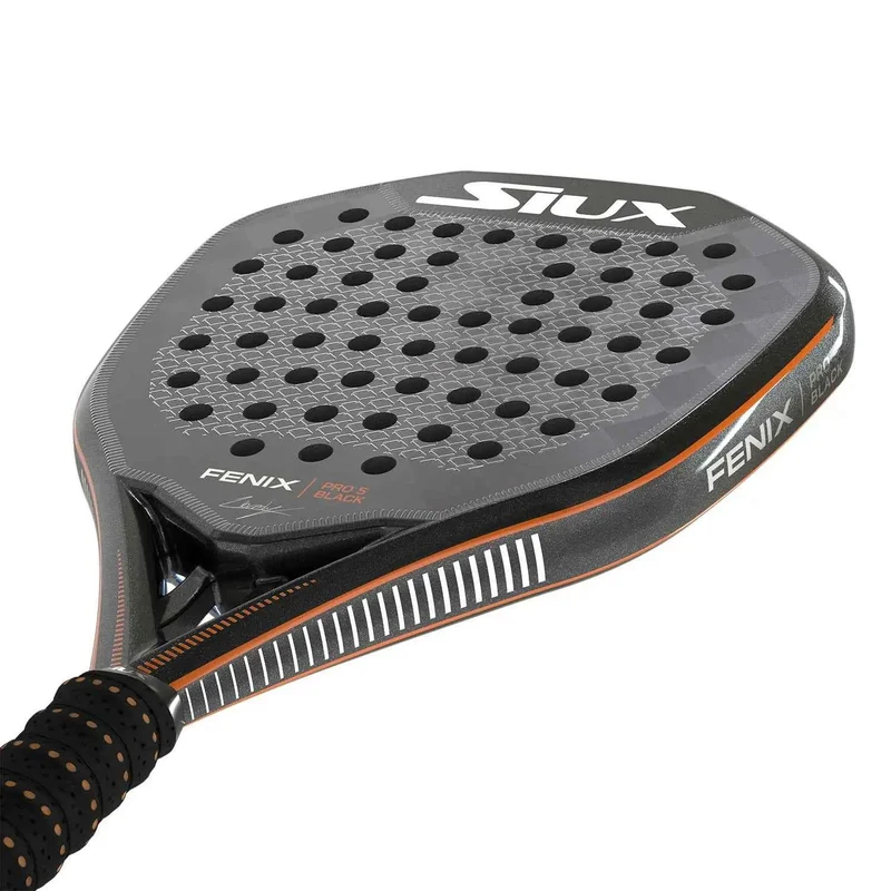 Siux Fenix Pro 5 Black Leo Augsburger 2025 Padelracket