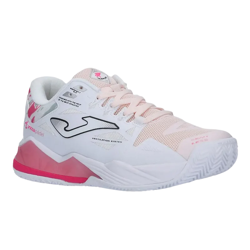 Zapatillas de Pádel Joma Spin Lady Blanco Rosa de Mujer 2026