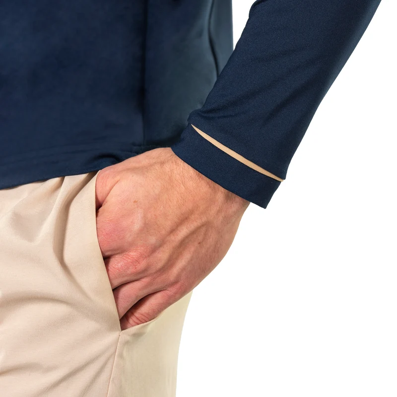 Sweat technique Thermo Zip Homme Marine
