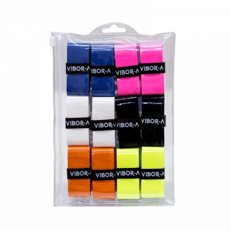 VIBOR-A Smooth Overgrips 12er-Pack Multicolor