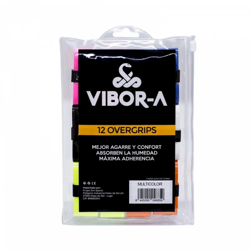 VIBOR-A Smooth Overgrips 12er-Pack Multicolor