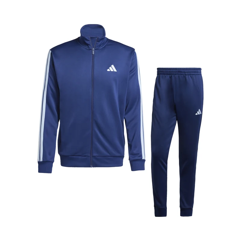 3Stripes Trainingsanzug Herren - dunkelblau, weiß