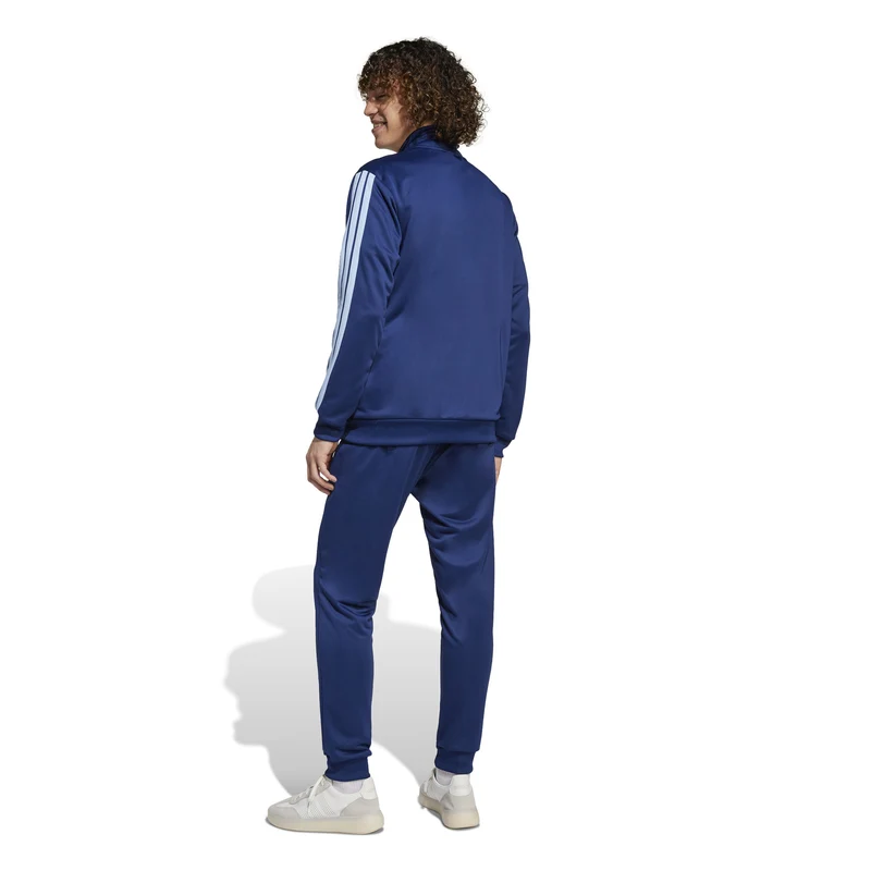 3Stripes Trainingsanzug Herren - dunkelblau, weiß
