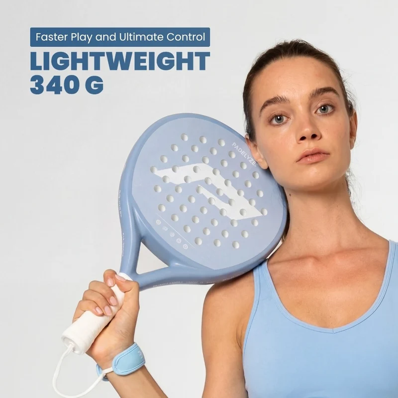 Padelschläger Light+ Vollcarbon – Blau