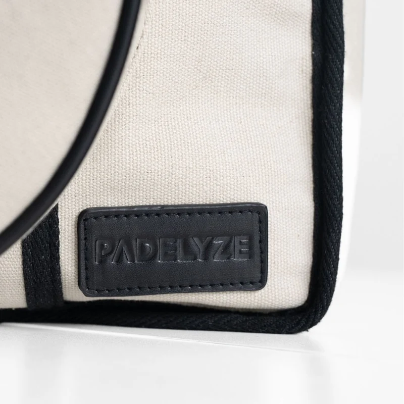 Padel-Tasche – Canvas – Beige – Premium-Padel-Tasche für Damen