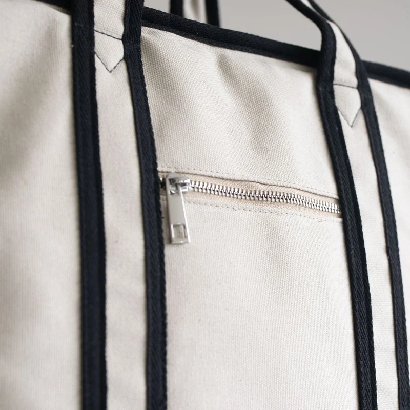 Padel-Tasche – Canvas – Beige – Premium-Padel-Tasche für Damen