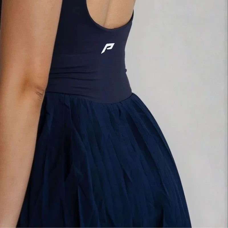 Padel-Kleid für Damen – Plissé