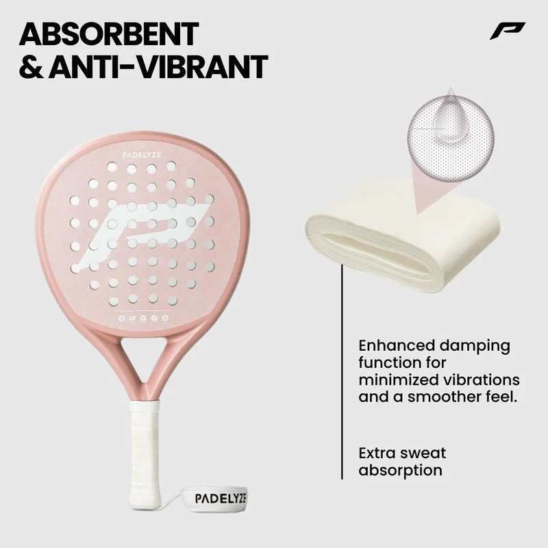 Padel-Overgrips – Weiß