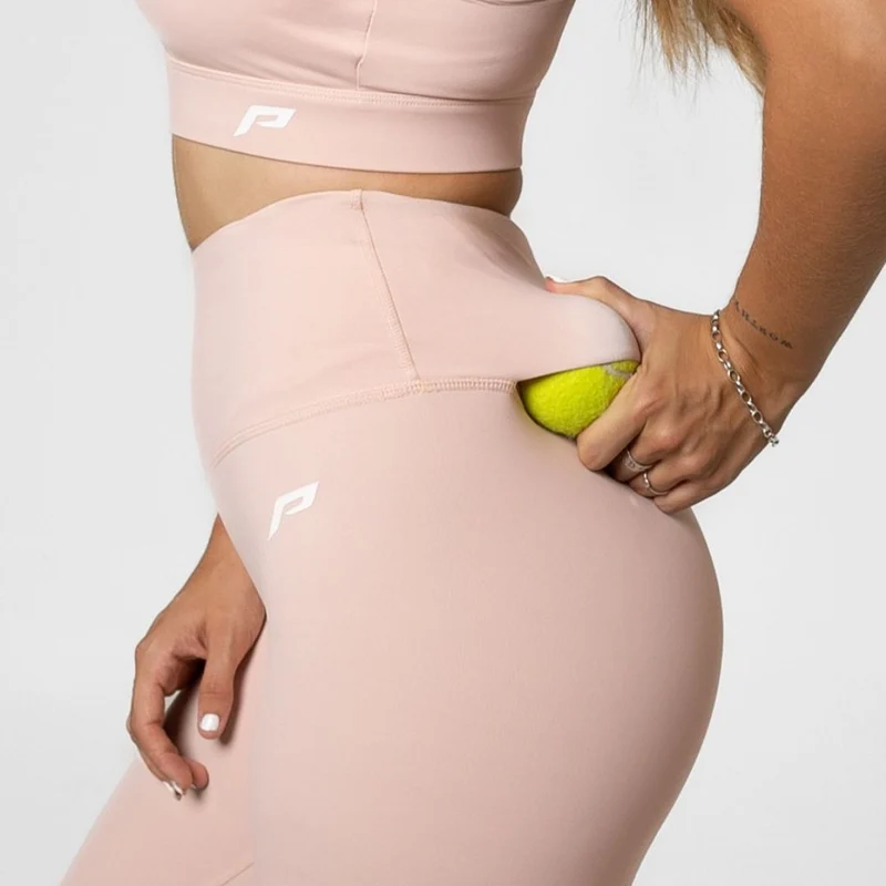 Damen-Padel-Leggings mit hoher Taille – mit Balltasche