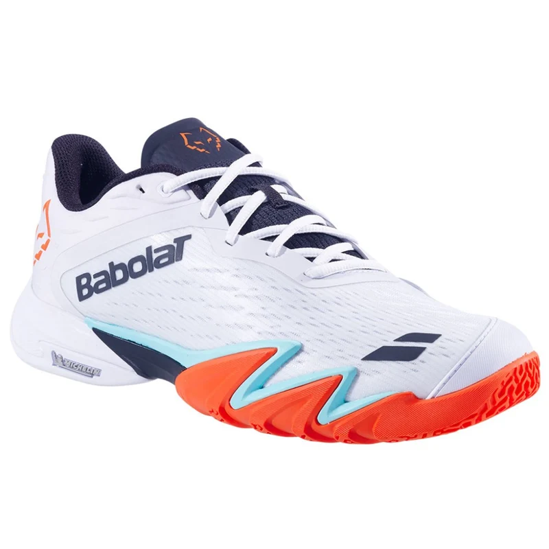 Babolat Premura 3 Men Lebron White/Orange Padel Shoes