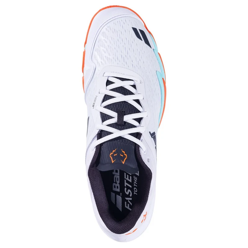 Babolat Premura 3 Men Lebron White/Orange Padel Shoes