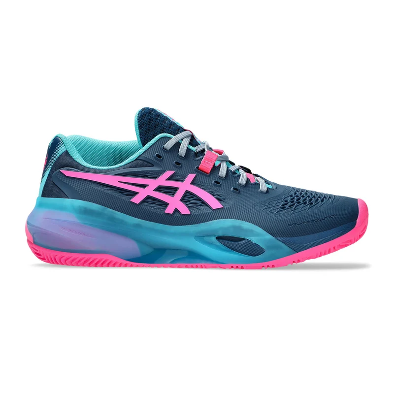 Gel-Resolution X Padelschuh Herren - petrol, pink