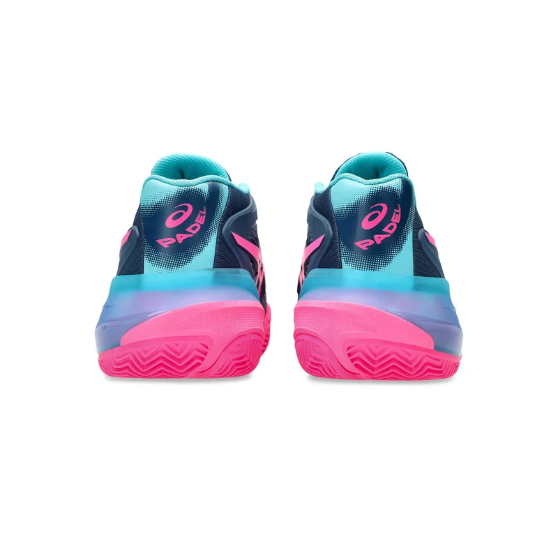 Gel-Resolution X Padelschuh Herren - petrol, pink