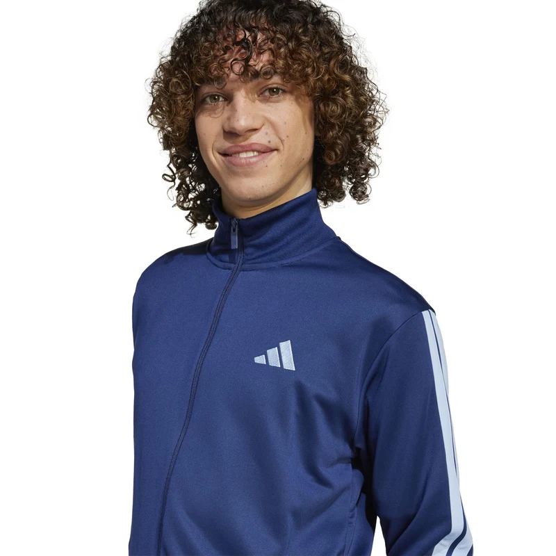 3Stripes Trainingsanzug Herren - dunkelblau, weiß
