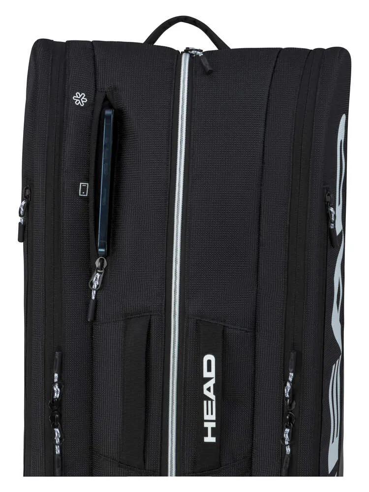 HEAD Tour Padel Bag L Schwarz