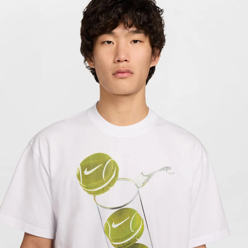 Court M90 French Open T-Shirt Herren-Weiß