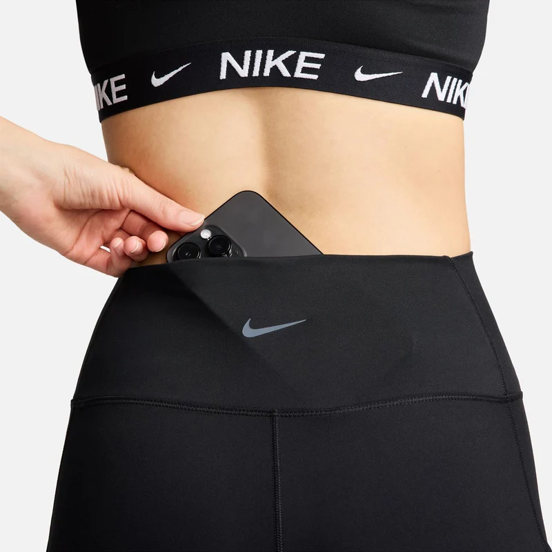Dri-Fit One High-Waisted 7/8 Pocket Tight Damen-Schwarz