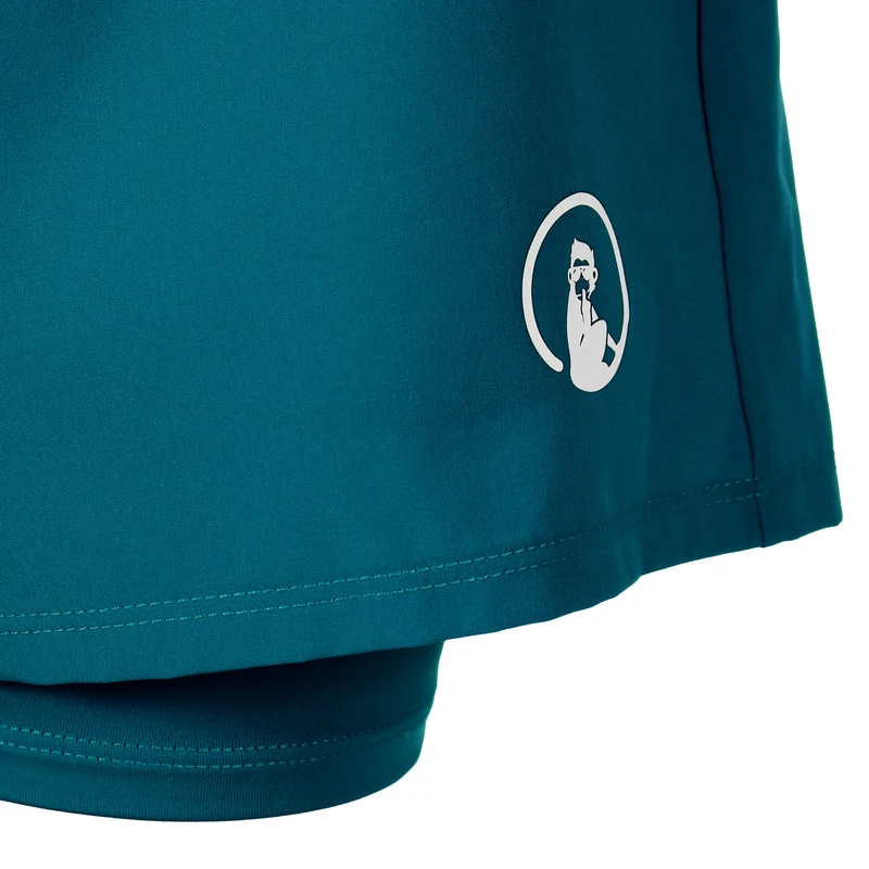 Create Rematch 2in1 Shorts Damen-Petrol,Weiß
