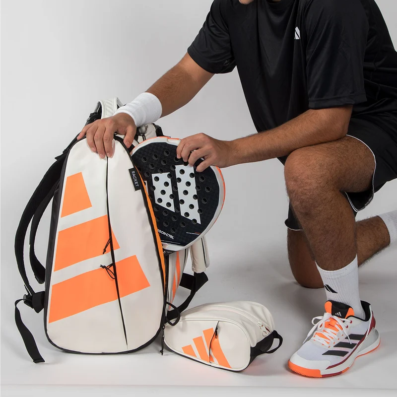 adidas MULTIGAME Tasche 2026 - Weiß Orange