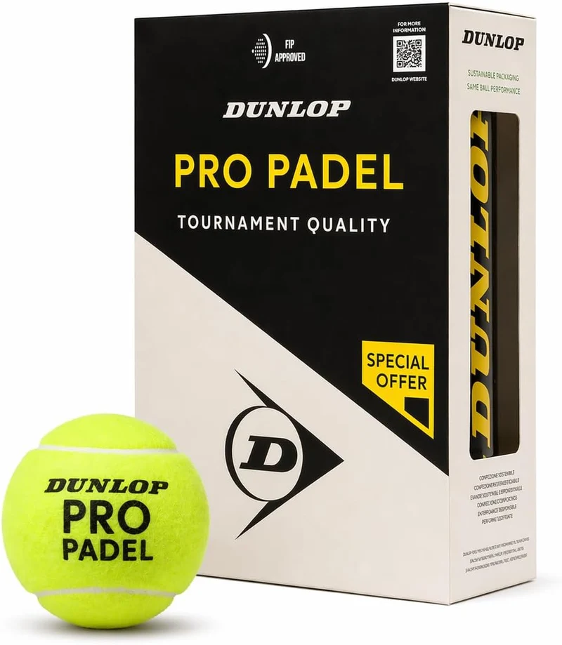 DUNLOP PRO PADEL 2x 3er Dose Padelbälle