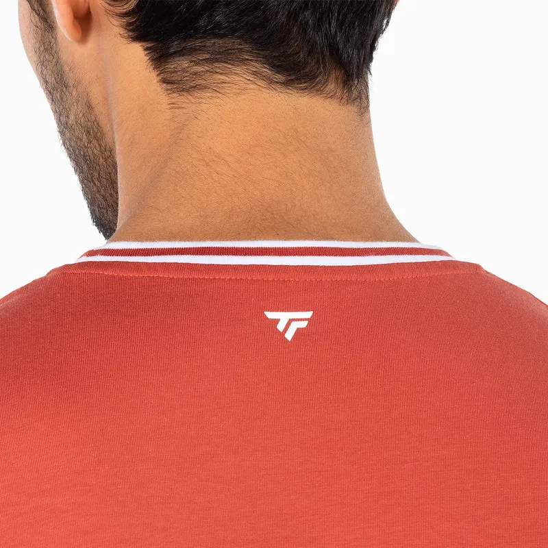T-Shirt STRETCH TEE Terracotta Homme