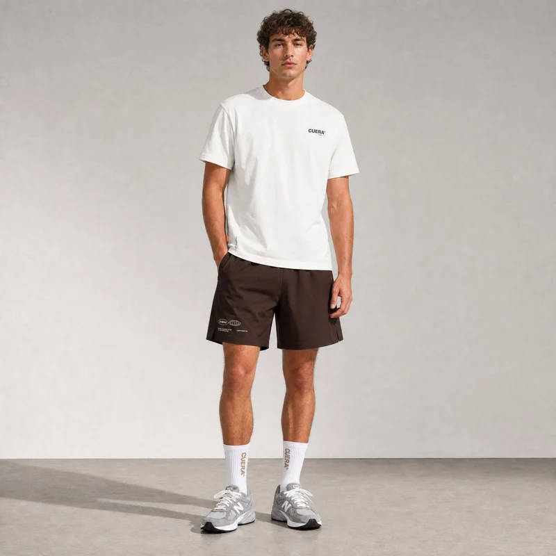 Herren Active Globe Shorts - Dunkelbraun