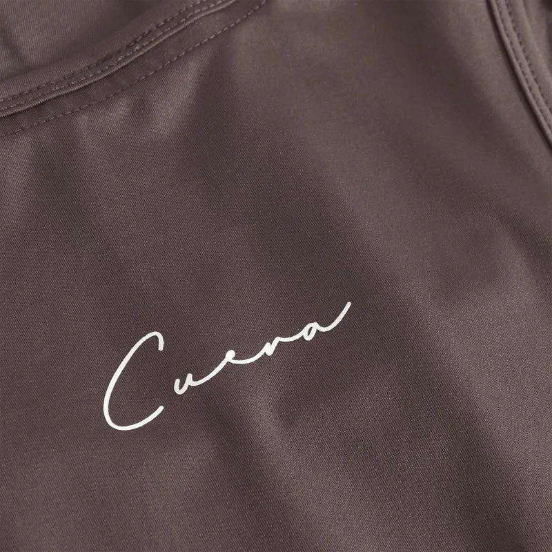 Oncourt Slim Tank Top - Dunkelbraun