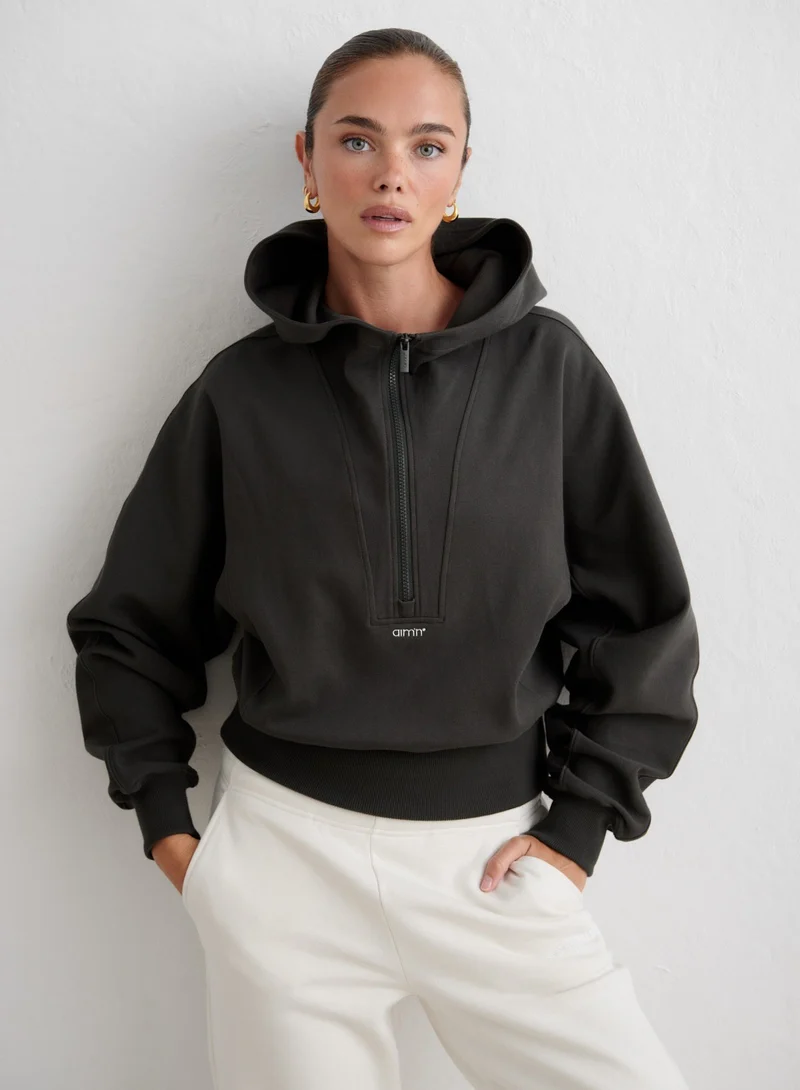 Dark Ivy Sportif Half Zip Hood