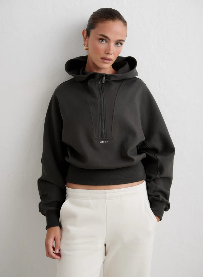 Dark Ivy Sportif Half Zip Hood