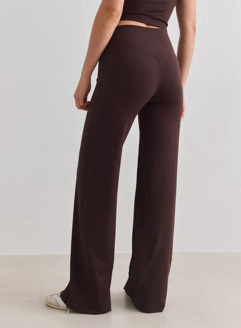 Chocolate Sense Straight Leg Tights