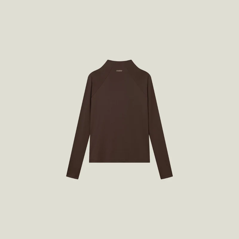 Active Cuera Zip Cardigan - Dunkelbraun