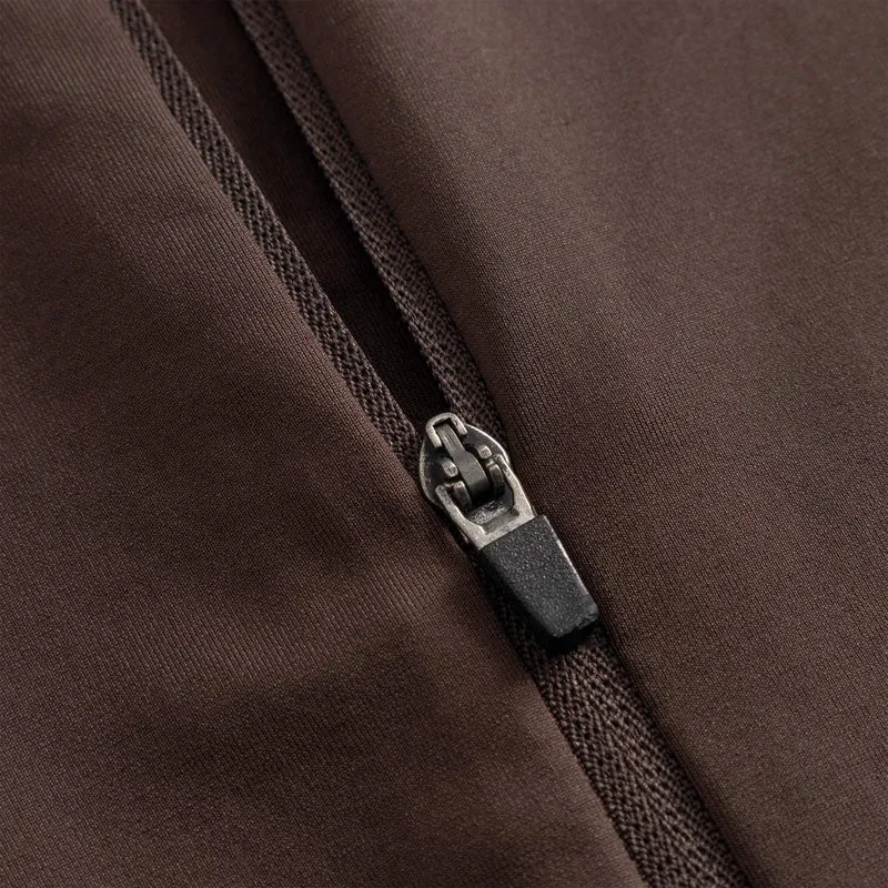 Active Cuera Zip Cardigan - Dunkelbraun