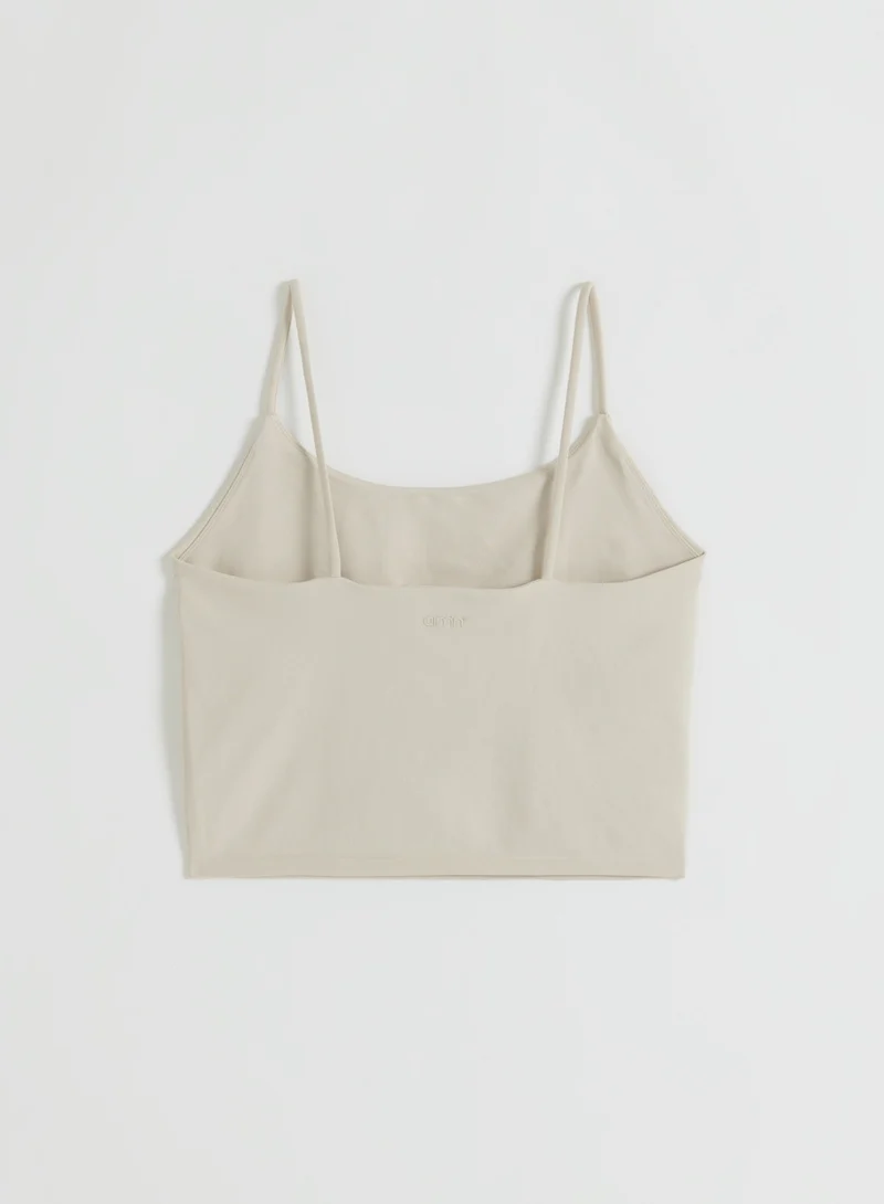Sand Shape Seamless Strap Singlet