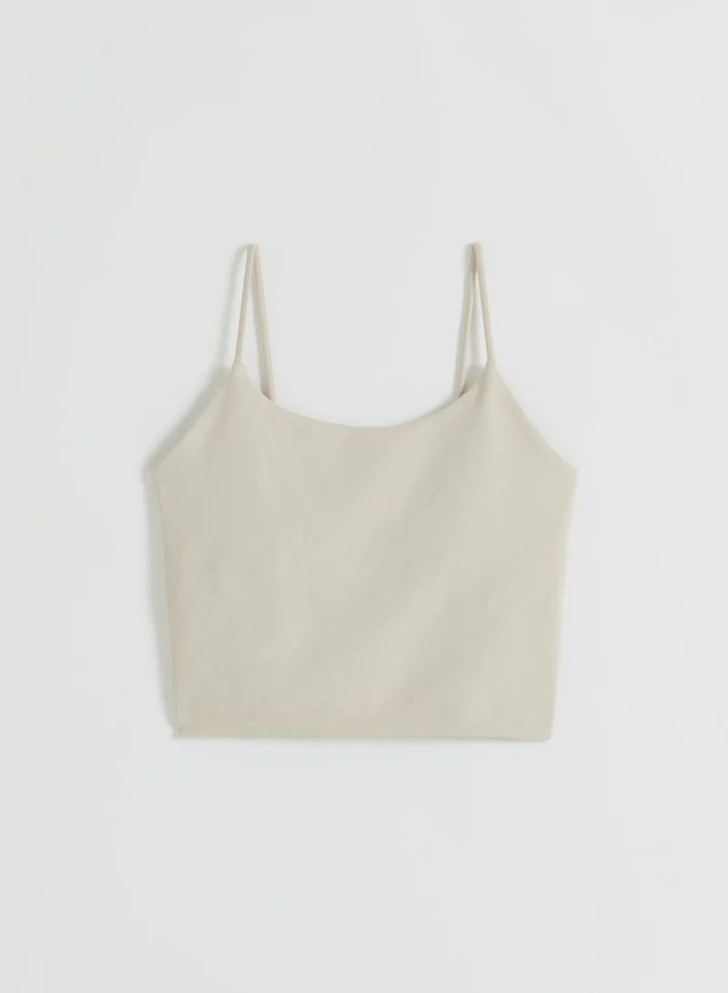 Sand Shape Seamless Strap Singlet