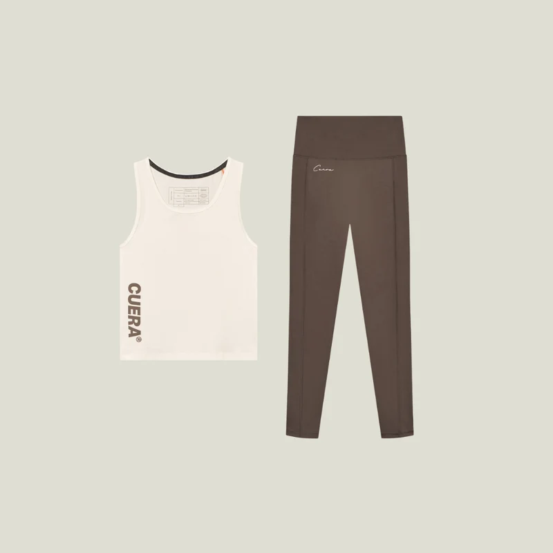 Oncourt Slim Tank Top & Active Logo Tights Long-Combo