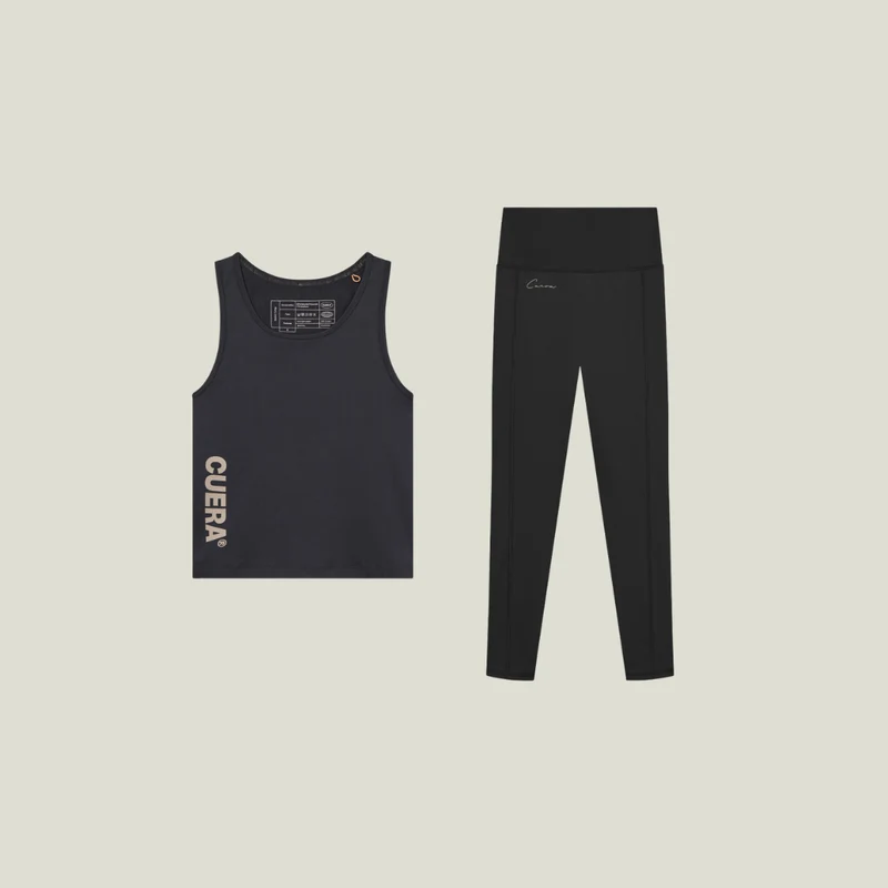 Oncourt Slim Tank Top & Active Logo Tights Long-Combo