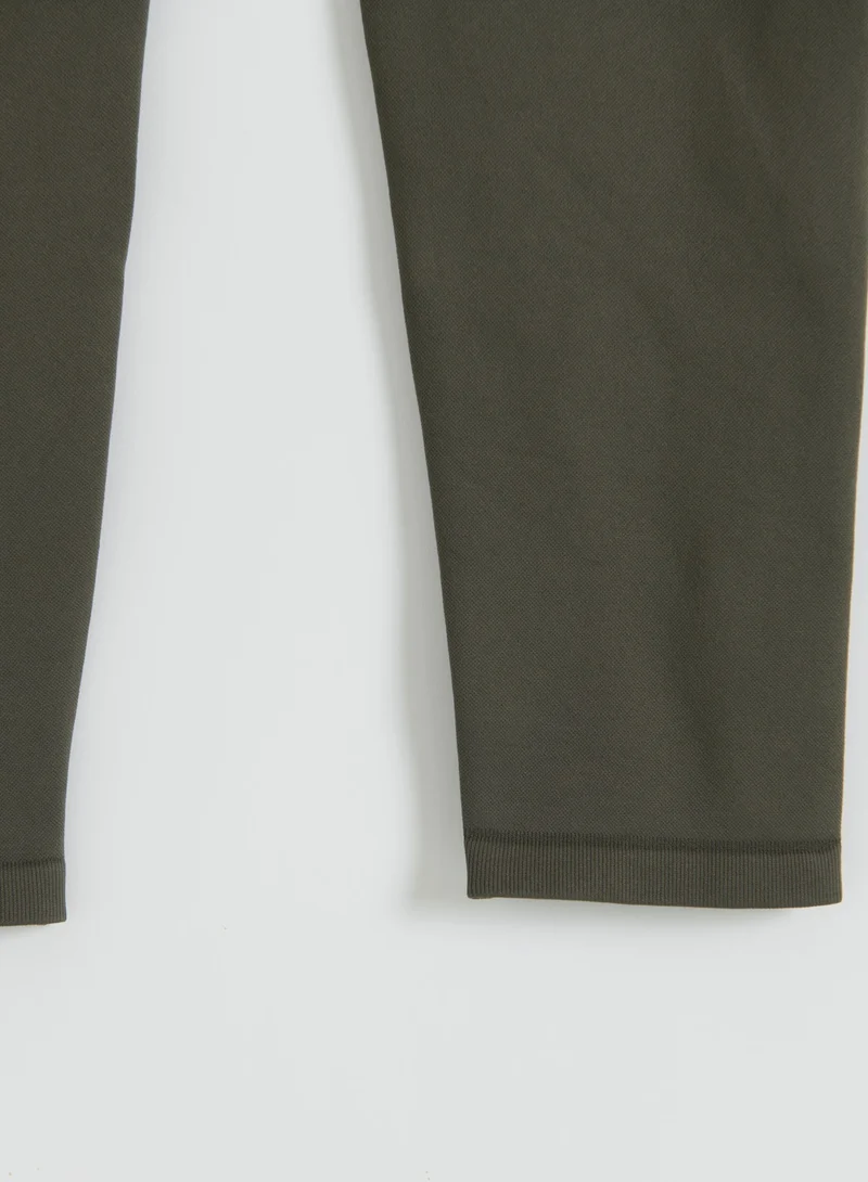 Dark Ivy Shape Seamless Tights