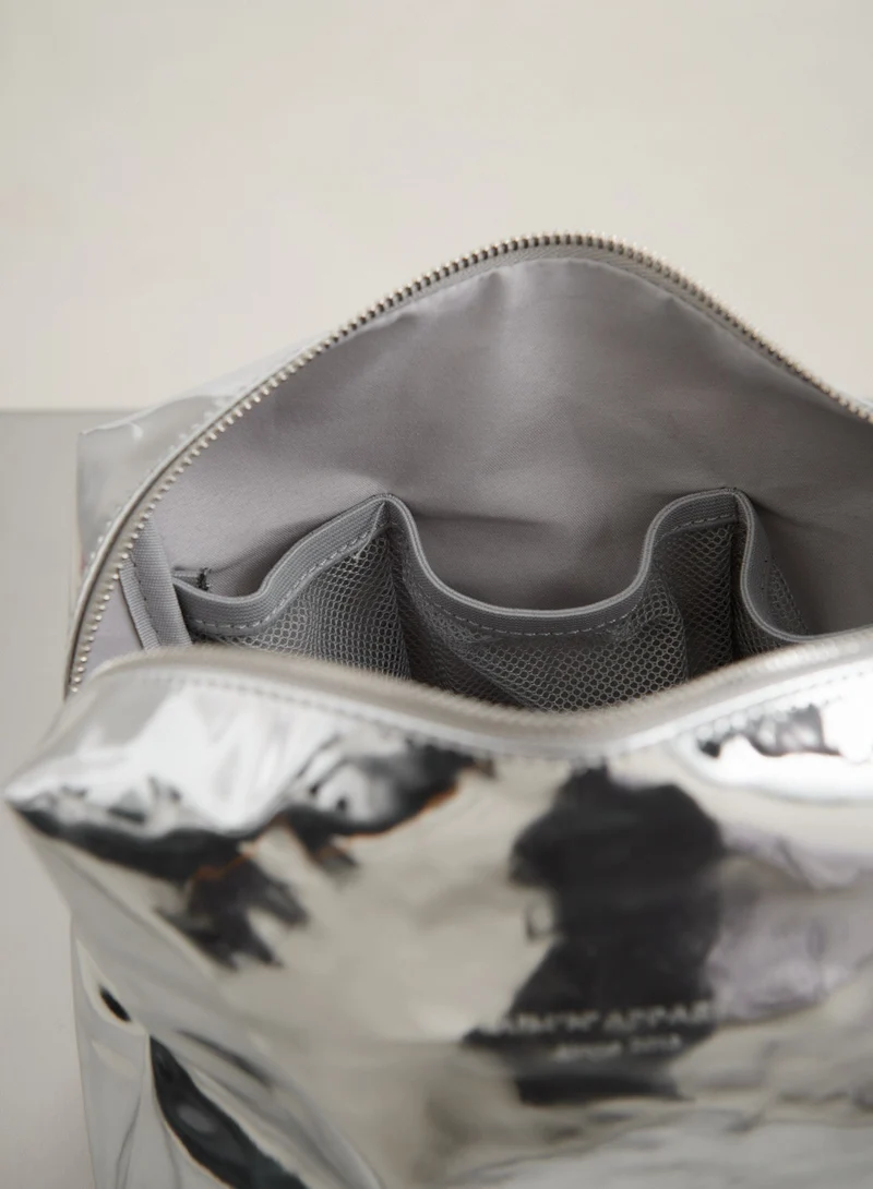Silver Large Toiletry Bag