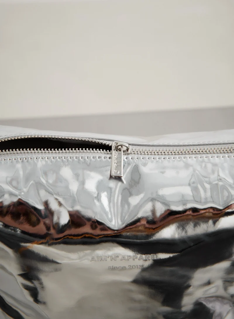 Silver Large Toiletry Bag