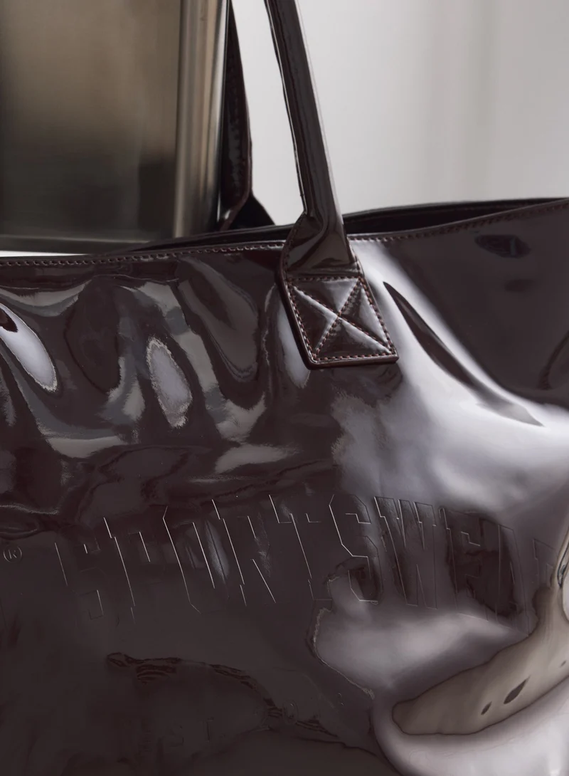 Chocolate Glossy Tote Bag