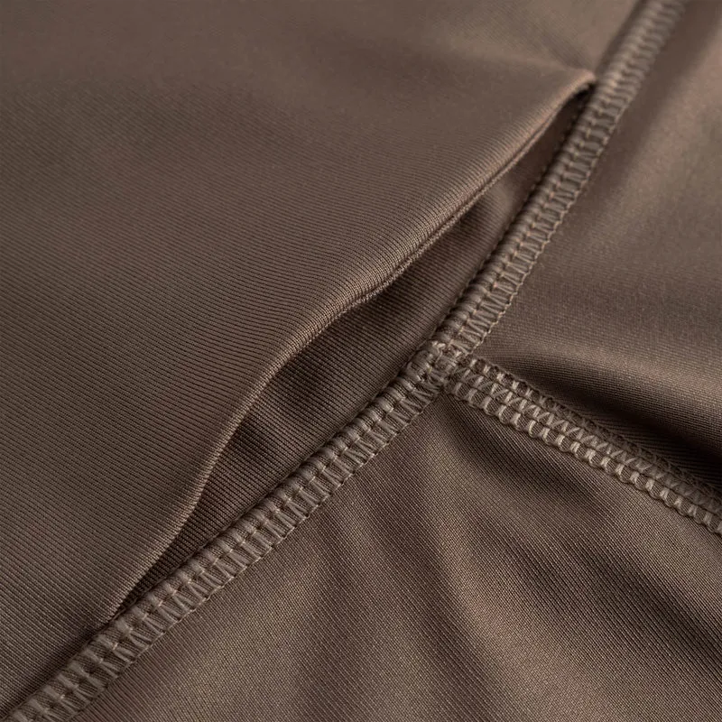 Active Biker Tights Hidden Seem - Walnuss
