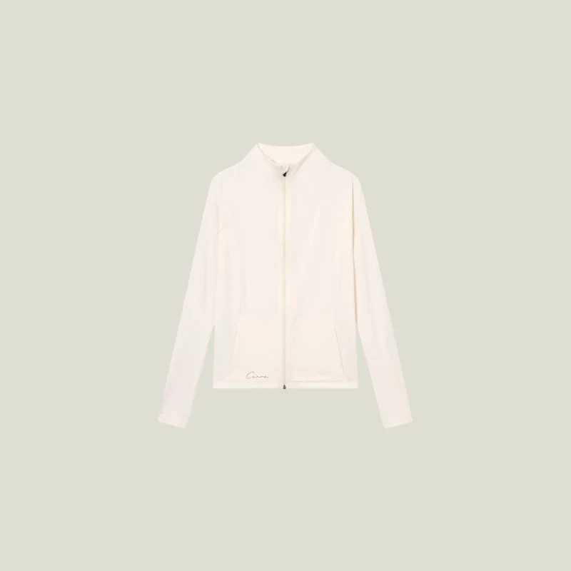 Active Cuera Zip Cardigan - Off-White
