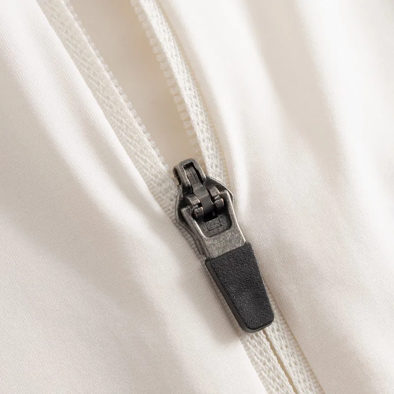 Active Cuera Zip Cardigan - Off-White